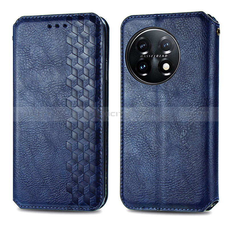 Funda de Cuero Cartera con Soporte Carcasa S01D para OnePlus 11 5G