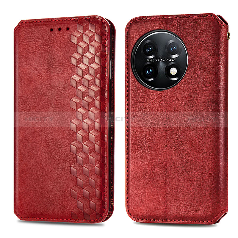 Funda de Cuero Cartera con Soporte Carcasa S01D para OnePlus 11 5G