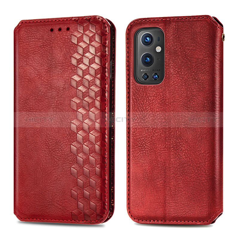 Funda de Cuero Cartera con Soporte Carcasa S01D para OnePlus 9 Pro 5G