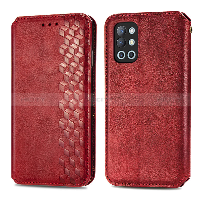 Funda de Cuero Cartera con Soporte Carcasa S01D para OnePlus 9R 5G