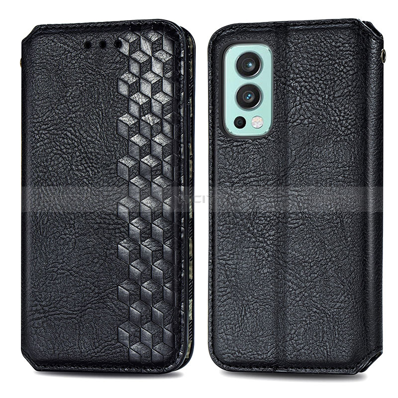 Funda de Cuero Cartera con Soporte Carcasa S01D para OnePlus Nord 2 5G