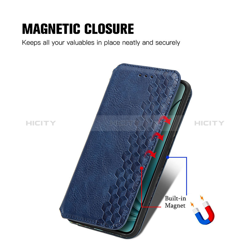 Funda de Cuero Cartera con Soporte Carcasa S01D para OnePlus Nord 3 5G