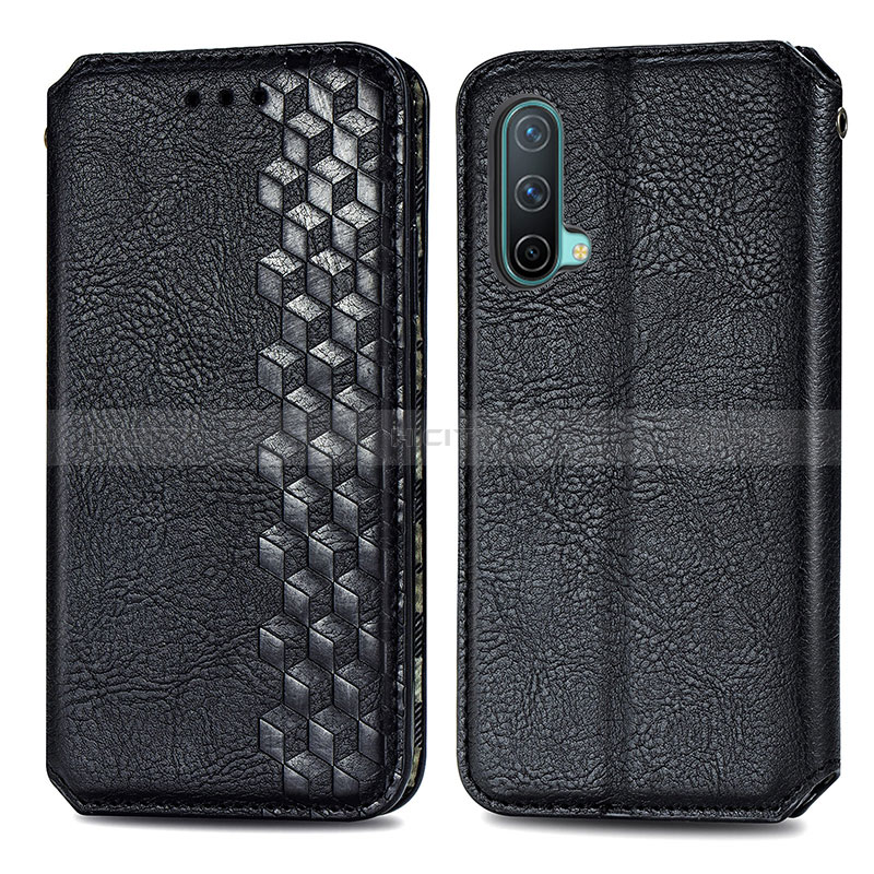 Funda de Cuero Cartera con Soporte Carcasa S01D para OnePlus Nord CE 5G