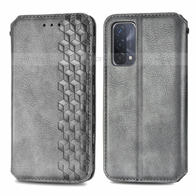 Funda de Cuero Cartera con Soporte Carcasa S01D para OnePlus Nord N200 5G