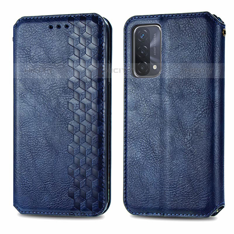 Funda de Cuero Cartera con Soporte Carcasa S01D para OnePlus Nord N200 5G