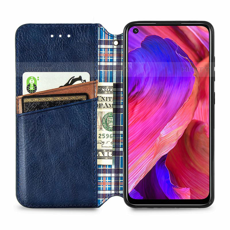 Funda de Cuero Cartera con Soporte Carcasa S01D para OnePlus Nord N200 5G