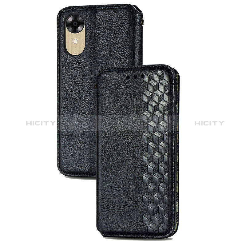 Funda de Cuero Cartera con Soporte Carcasa S01D para Oppo A17K