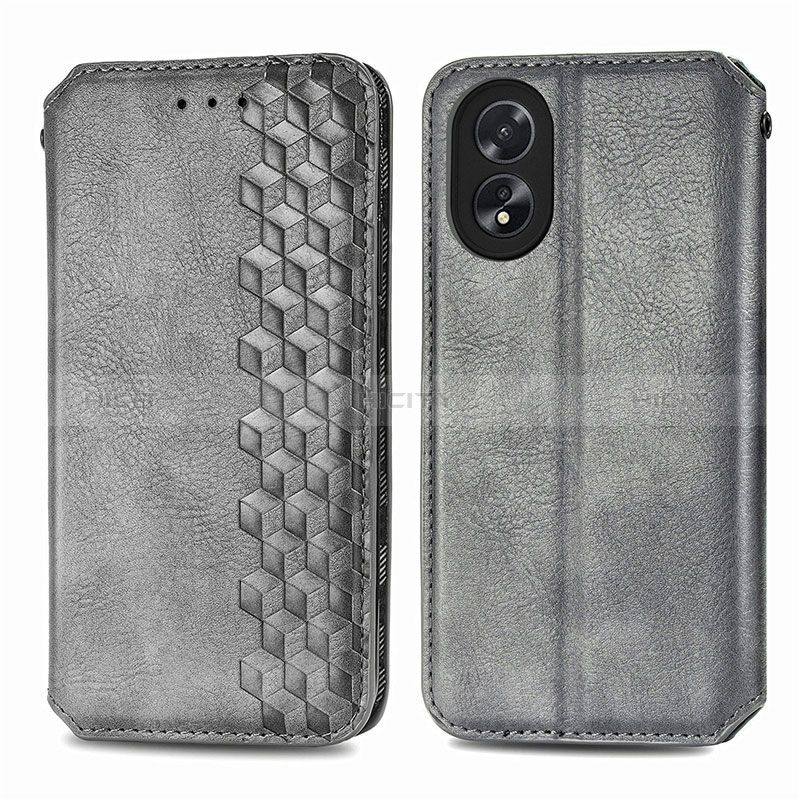 Funda de Cuero Cartera con Soporte Carcasa S01D para Oppo A38