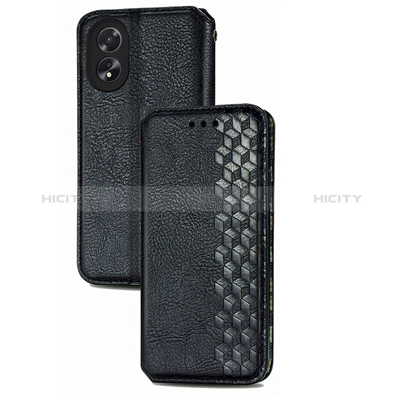 Funda de Cuero Cartera con Soporte Carcasa S01D para Oppo A38