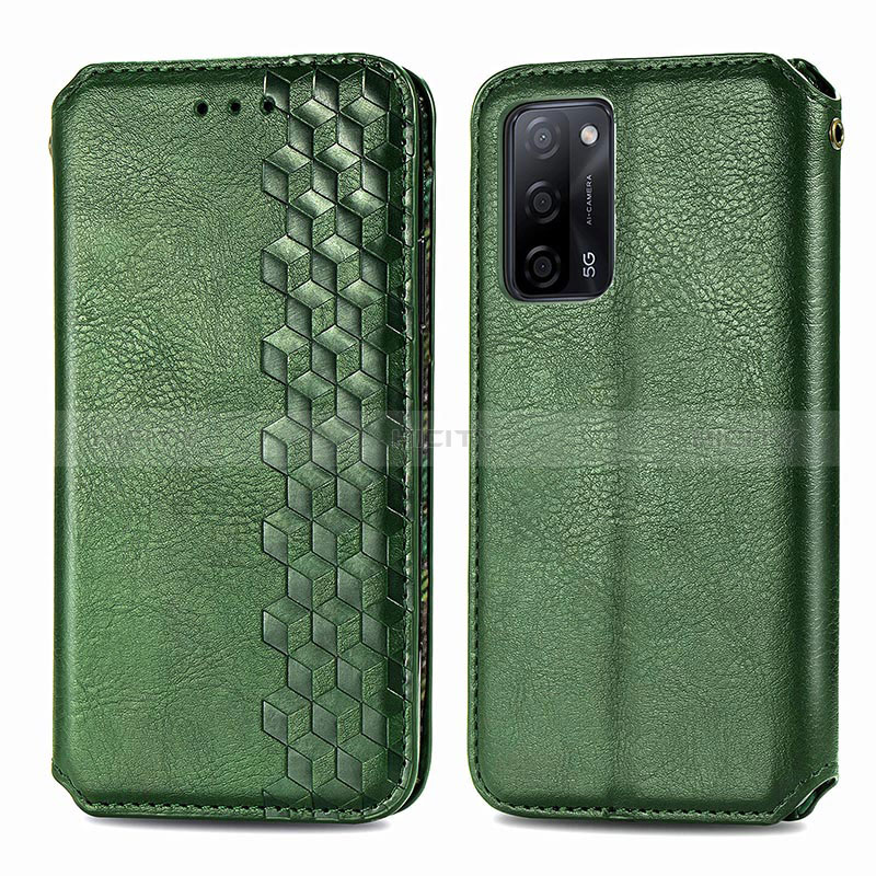 Funda de Cuero Cartera con Soporte Carcasa S01D para Oppo A56 5G