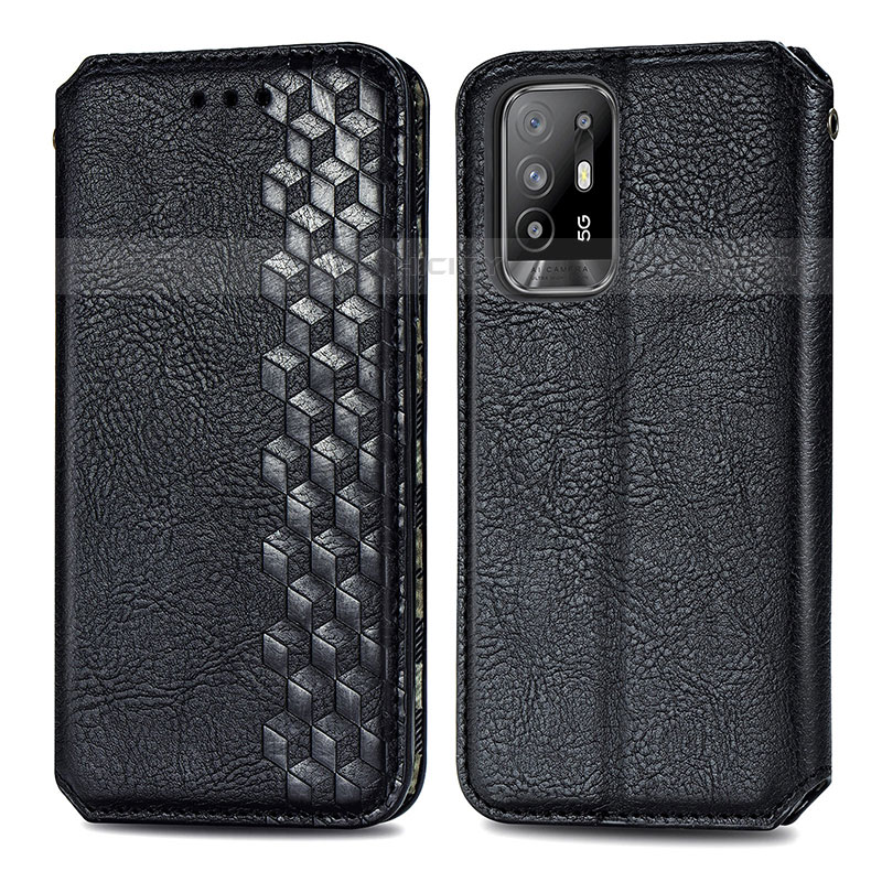 Funda de Cuero Cartera con Soporte Carcasa S01D para Oppo A95 5G