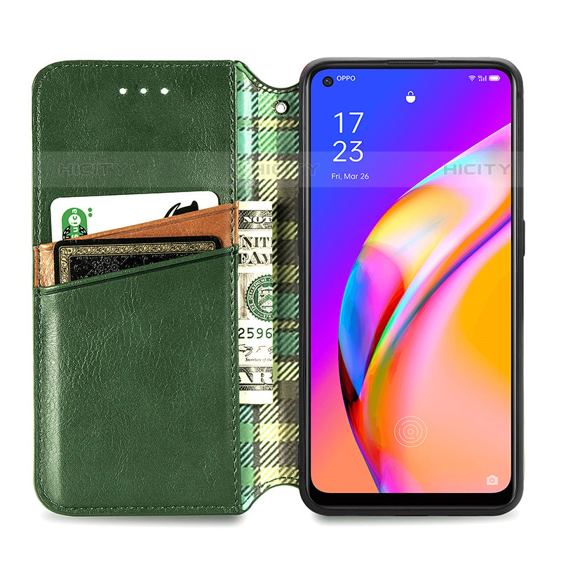 Funda de Cuero Cartera con Soporte Carcasa S01D para Oppo A95 5G