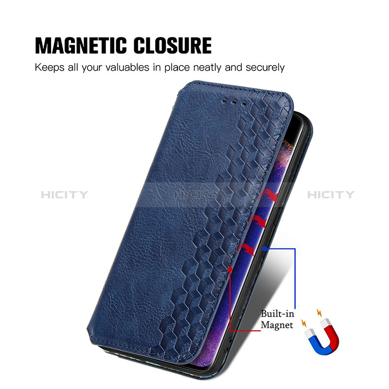 Funda de Cuero Cartera con Soporte Carcasa S01D para Oppo Find X5 5G