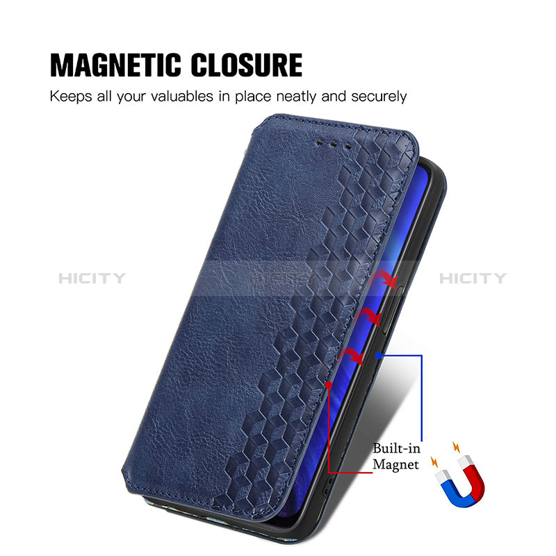 Funda de Cuero Cartera con Soporte Carcasa S01D para Oppo K9S 5G