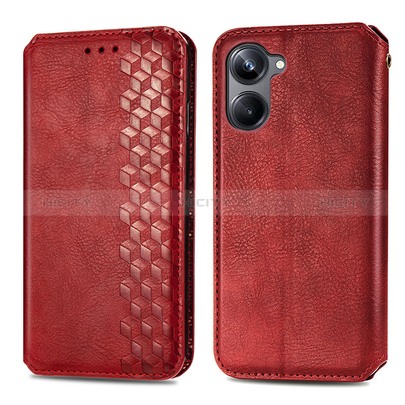 Funda de Cuero Cartera con Soporte Carcasa S01D para Realme 10 Pro 5G