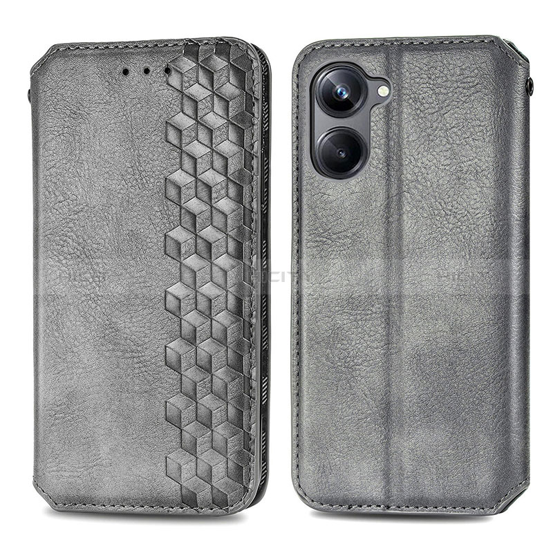 Funda de Cuero Cartera con Soporte Carcasa S01D para Realme 10 Pro 5G