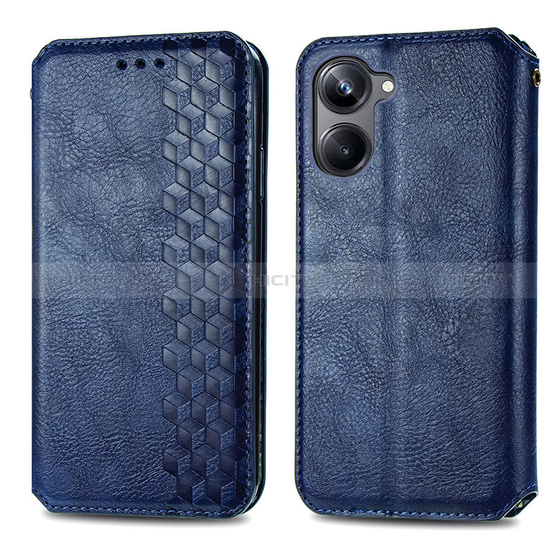 Funda de Cuero Cartera con Soporte Carcasa S01D para Realme 10 Pro 5G