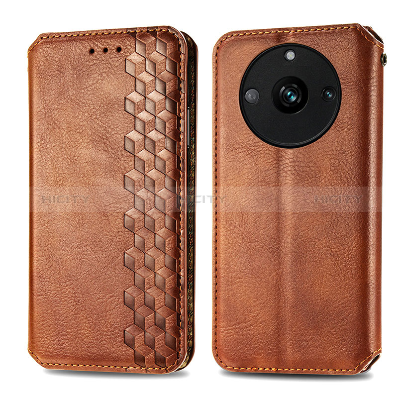 Funda de Cuero Cartera con Soporte Carcasa S01D para Realme 11 Pro 5G