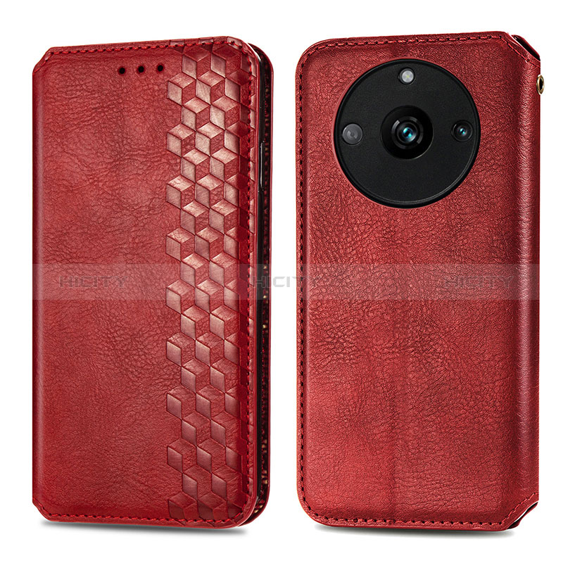 Funda de Cuero Cartera con Soporte Carcasa S01D para Realme 11 Pro+ Plus 5G