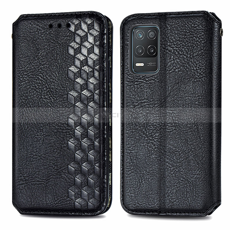 Funda de Cuero Cartera con Soporte Carcasa S01D para Realme 8 5G