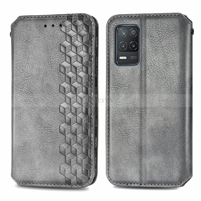 Funda de Cuero Cartera con Soporte Carcasa S01D para Realme 8 5G