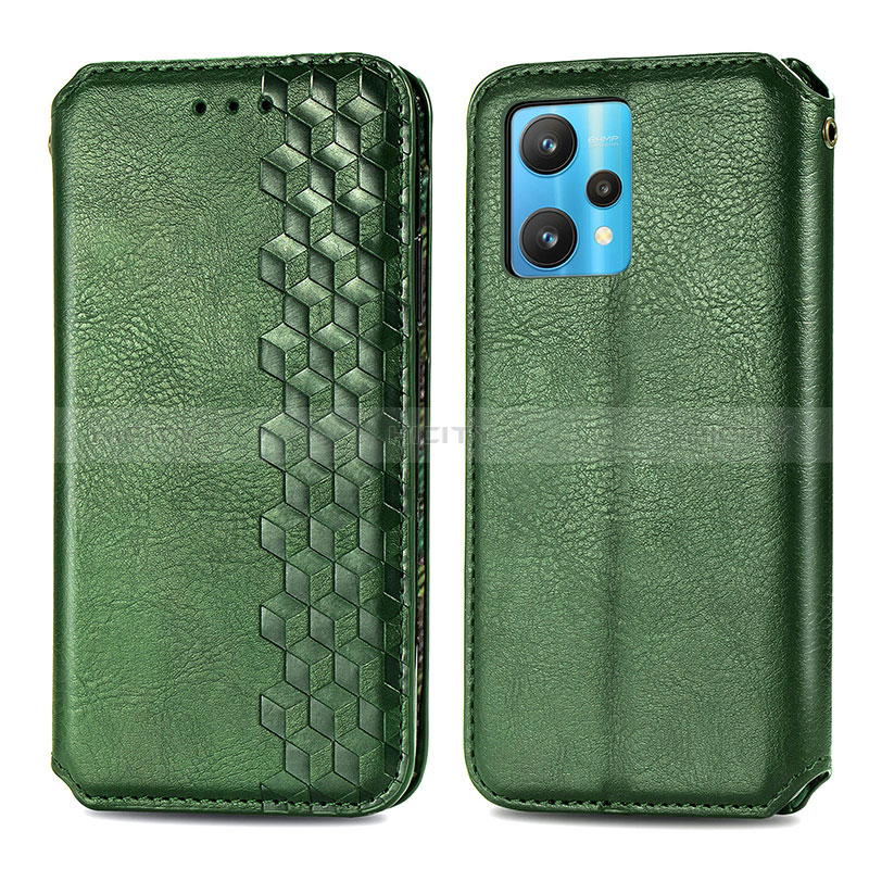 Funda de Cuero Cartera con Soporte Carcasa S01D para Realme 9 Pro 5G