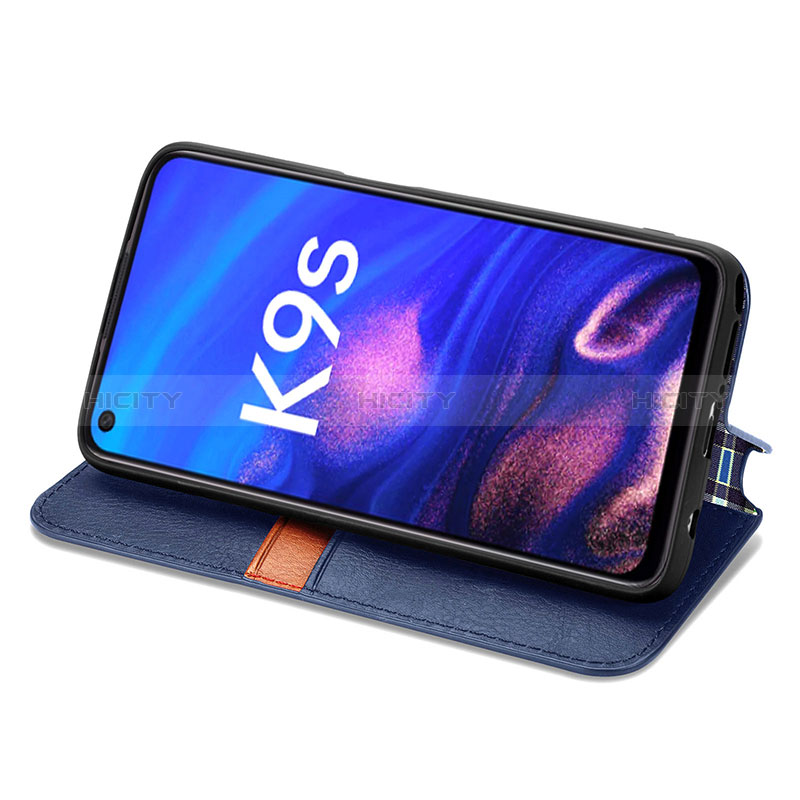 Funda de Cuero Cartera con Soporte Carcasa S01D para Realme 9 SE 5G