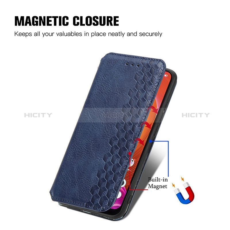 Funda de Cuero Cartera con Soporte Carcasa S01D para Realme C11 (2021)