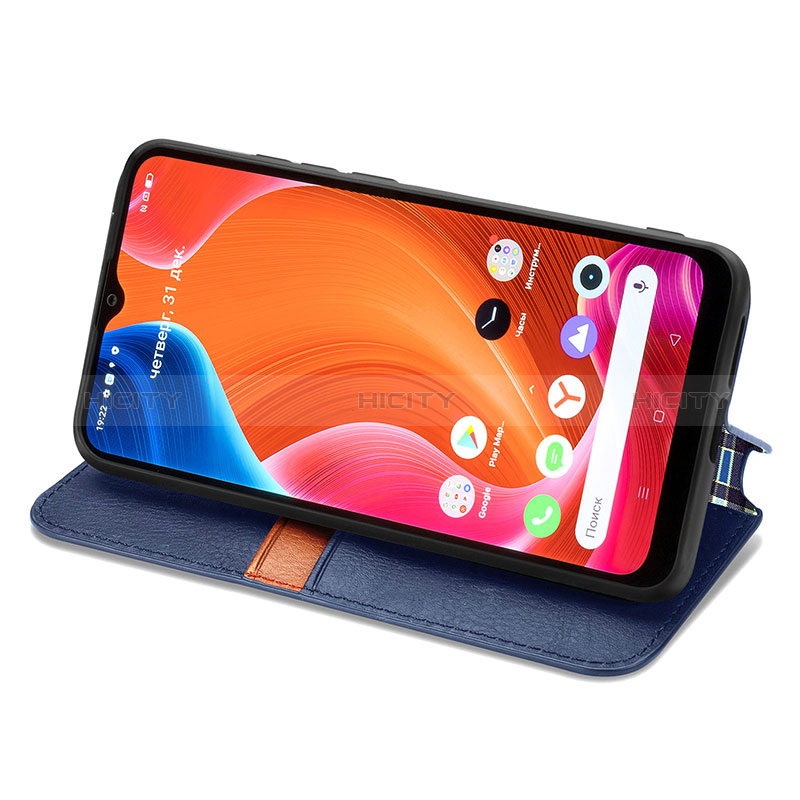 Funda de Cuero Cartera con Soporte Carcasa S01D para Realme C11 (2021)