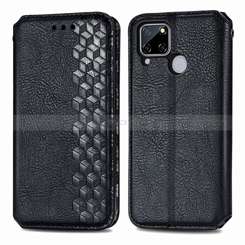 Funda de Cuero Cartera con Soporte Carcasa S01D para Realme C12