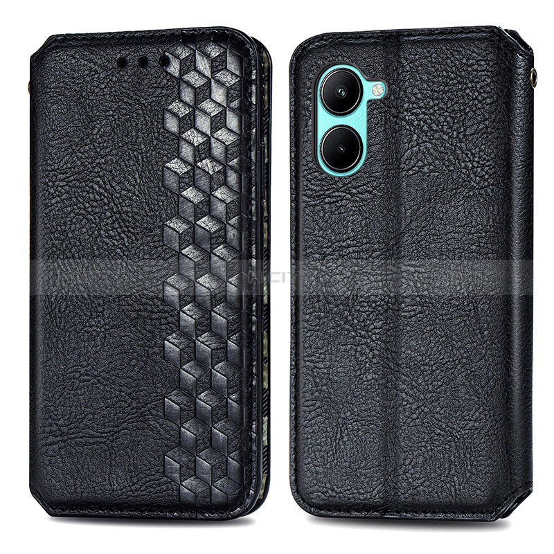 Funda de Cuero Cartera con Soporte Carcasa S01D para Realme C33