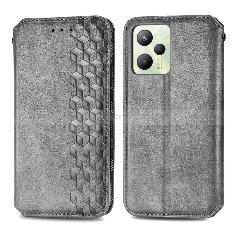 Funda de Cuero Cartera con Soporte Carcasa S01D para Realme Narzo 50A Prime