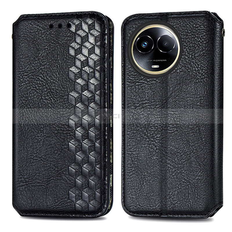 Funda de Cuero Cartera con Soporte Carcasa S01D para Realme V50s 5G