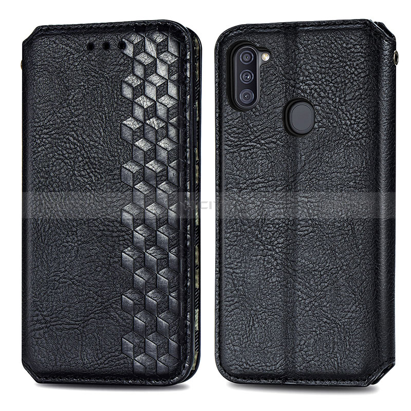 Funda de Cuero Cartera con Soporte Carcasa S01D para Samsung Galaxy A11