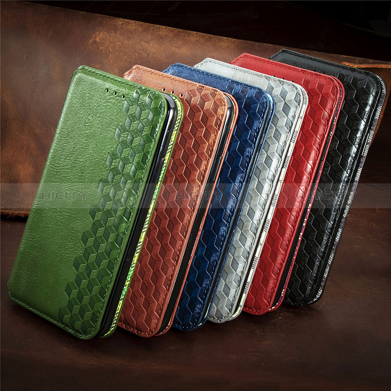 Funda de Cuero Cartera con Soporte Carcasa S01D para Samsung Galaxy A12 Nacho