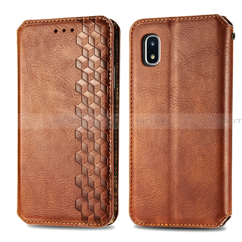 Funda de Cuero Cartera con Soporte Carcasa S01D para Samsung Galaxy A20 SC-02M SCV46