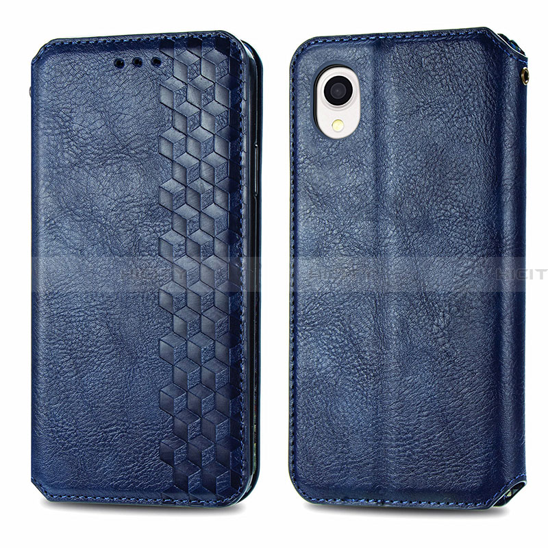 Funda de Cuero Cartera con Soporte Carcasa S01D para Samsung Galaxy A22 5G SC-56B