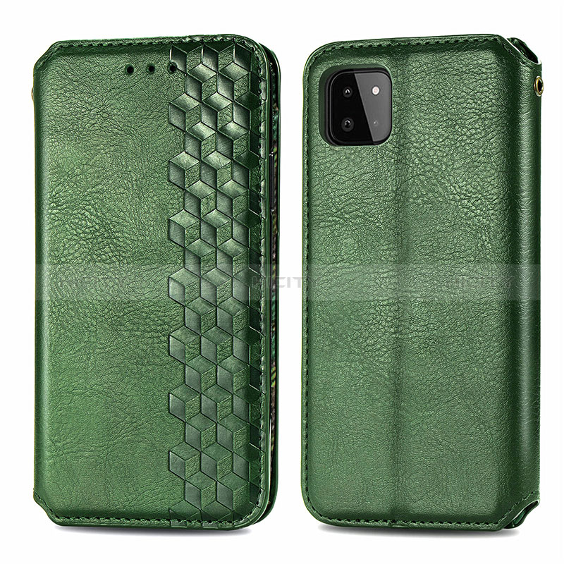 Funda de Cuero Cartera con Soporte Carcasa S01D para Samsung Galaxy A22s 5G