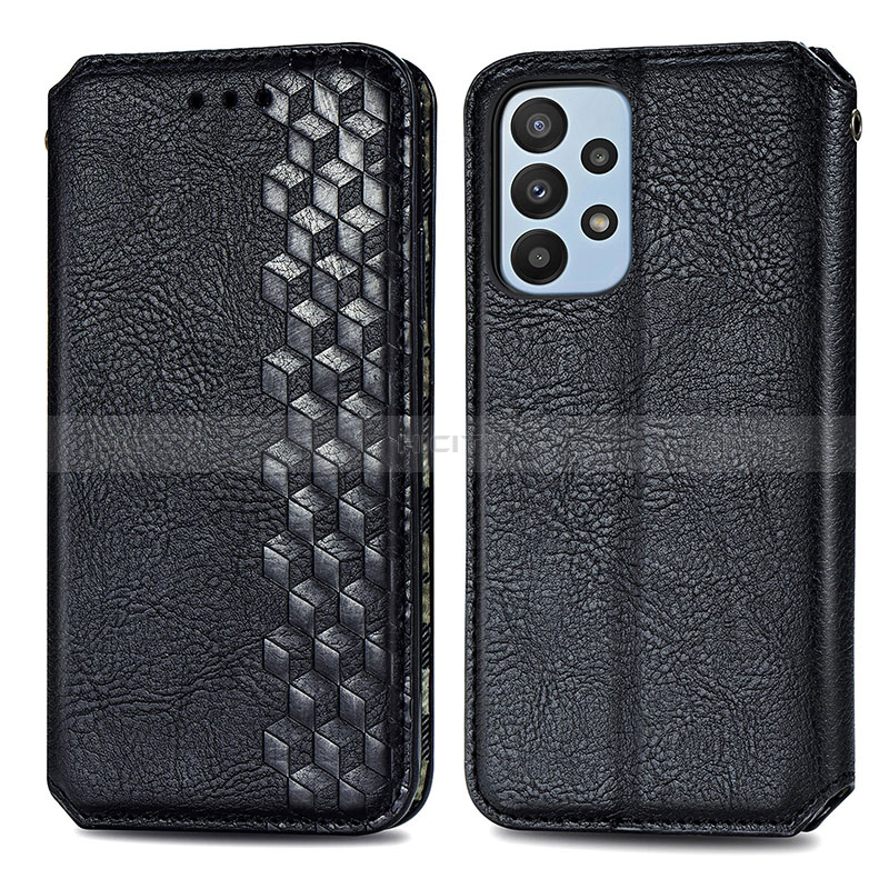 Funda de Cuero Cartera con Soporte Carcasa S01D para Samsung Galaxy A23 5G