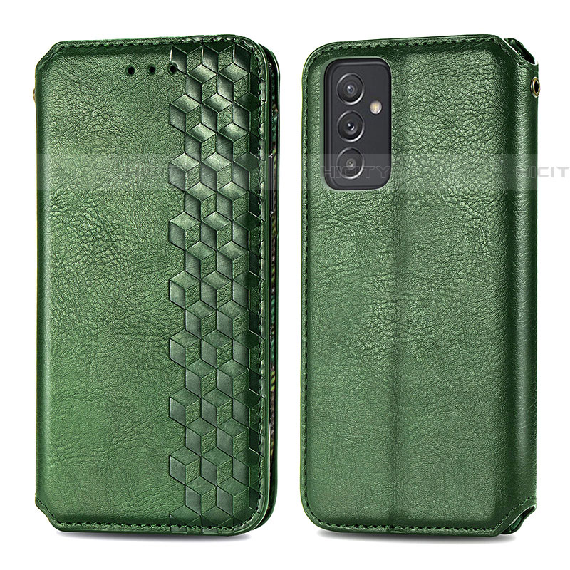 Funda de Cuero Cartera con Soporte Carcasa S01D para Samsung Galaxy A34 5G Verde