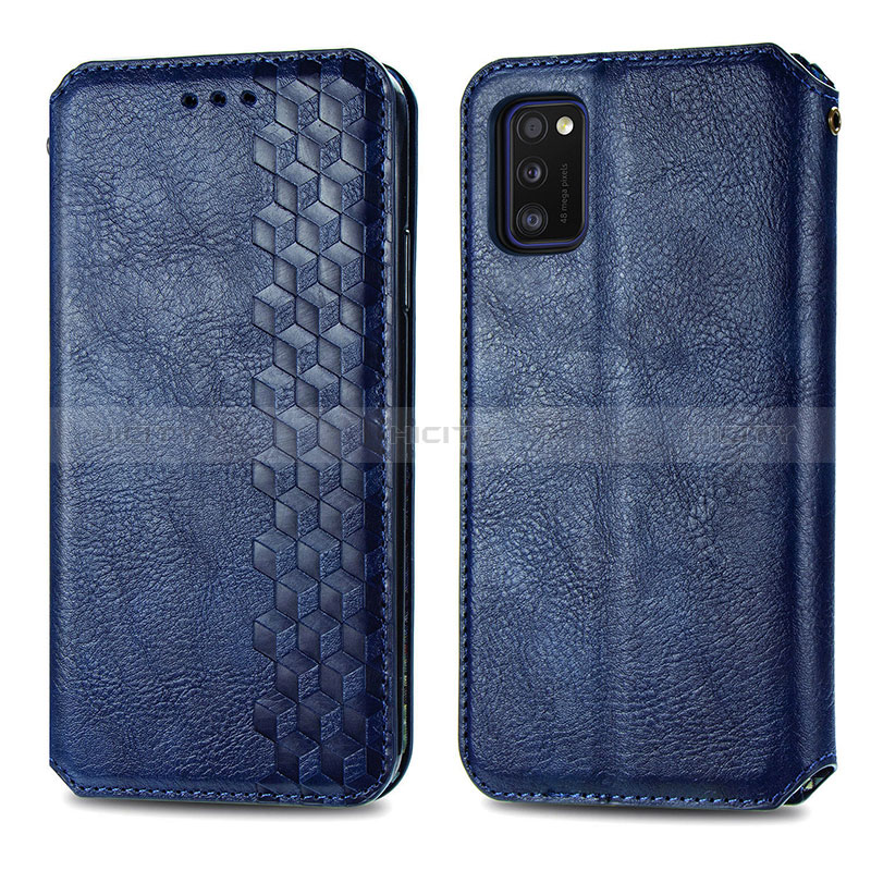 Funda de Cuero Cartera con Soporte Carcasa S01D para Samsung Galaxy A41