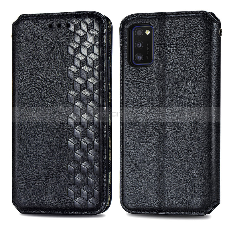 Funda de Cuero Cartera con Soporte Carcasa S01D para Samsung Galaxy A41