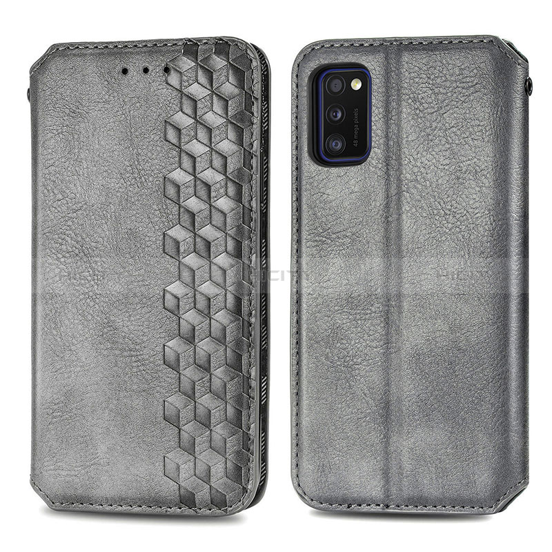 Funda de Cuero Cartera con Soporte Carcasa S01D para Samsung Galaxy A41