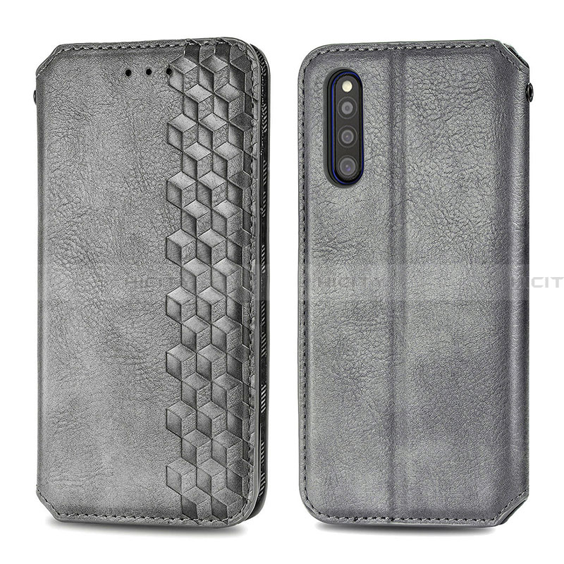 Funda de Cuero Cartera con Soporte Carcasa S01D para Samsung Galaxy A41 SC-41A