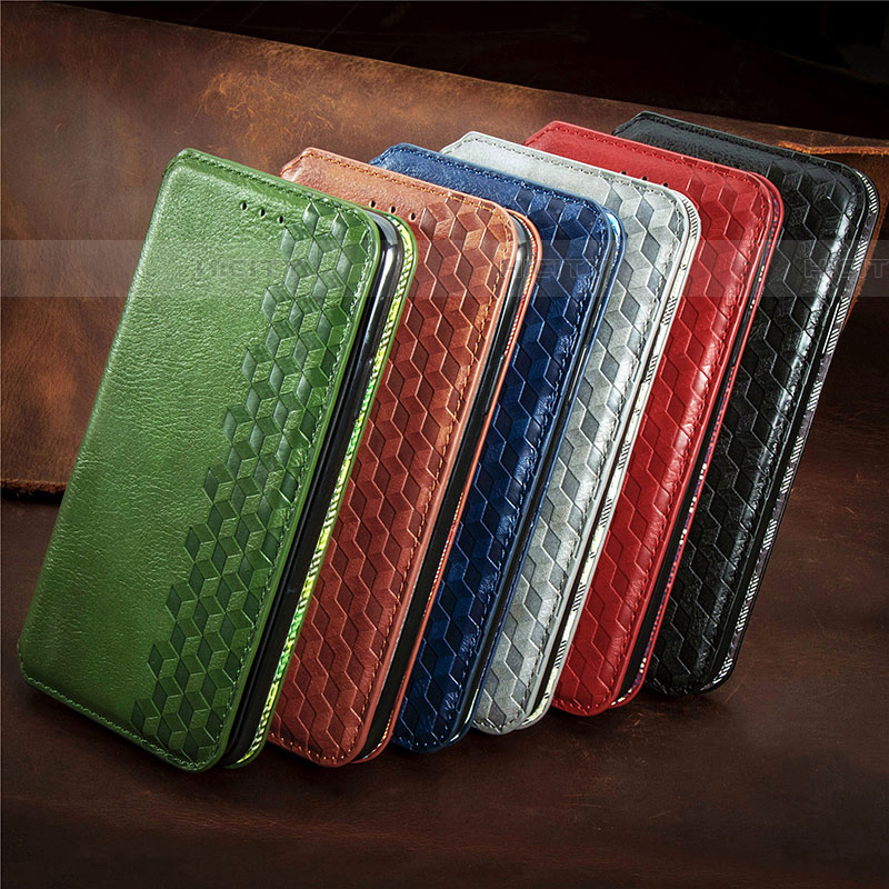 Funda de Cuero Cartera con Soporte Carcasa S01D para Samsung Galaxy A52 4G