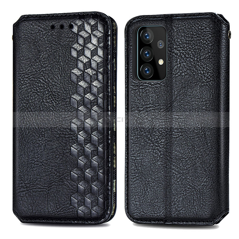 Funda de Cuero Cartera con Soporte Carcasa S01D para Samsung Galaxy A52s 5G