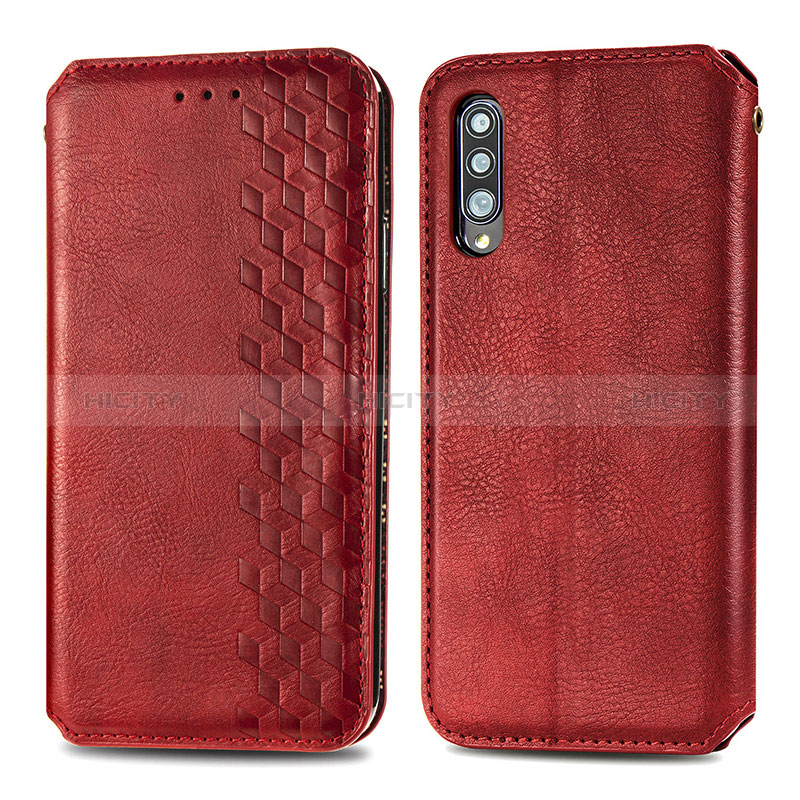 Funda de Cuero Cartera con Soporte Carcasa S01D para Samsung Galaxy A70S