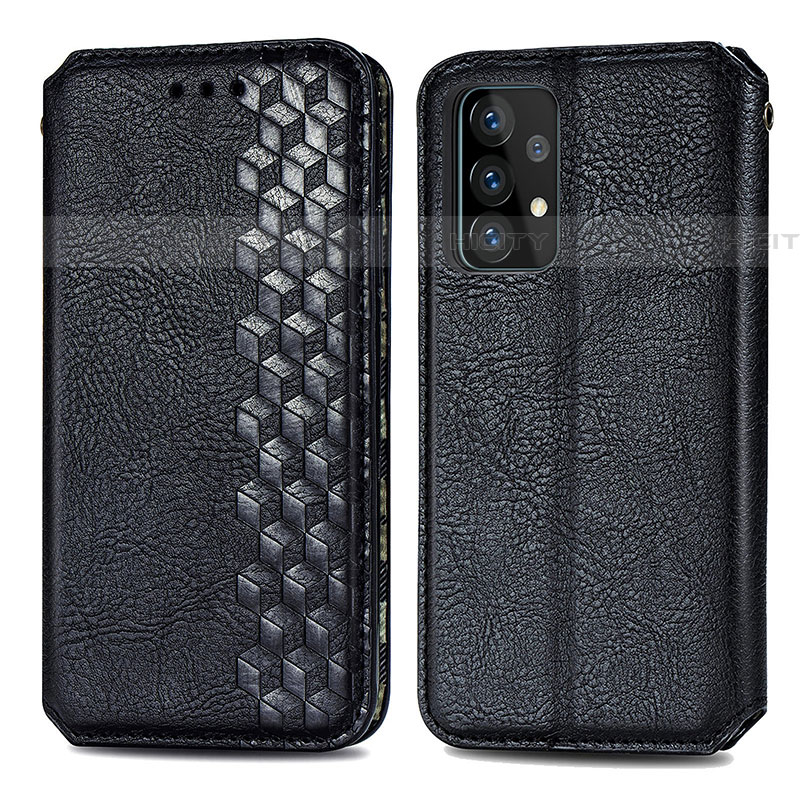 Funda de Cuero Cartera con Soporte Carcasa S01D para Samsung Galaxy A72 4G