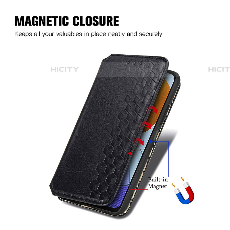 Funda de Cuero Cartera con Soporte Carcasa S01D para Samsung Galaxy F23 5G