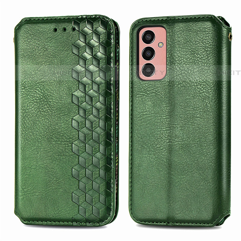 Funda de Cuero Cartera con Soporte Carcasa S01D para Samsung Galaxy M13 4G